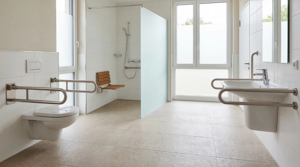 Hospital bathroom project in Jeddah Saudi Arabia