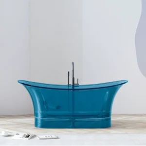 Transparent Resin Bathroom Bathtub with Spa Experience for Resort