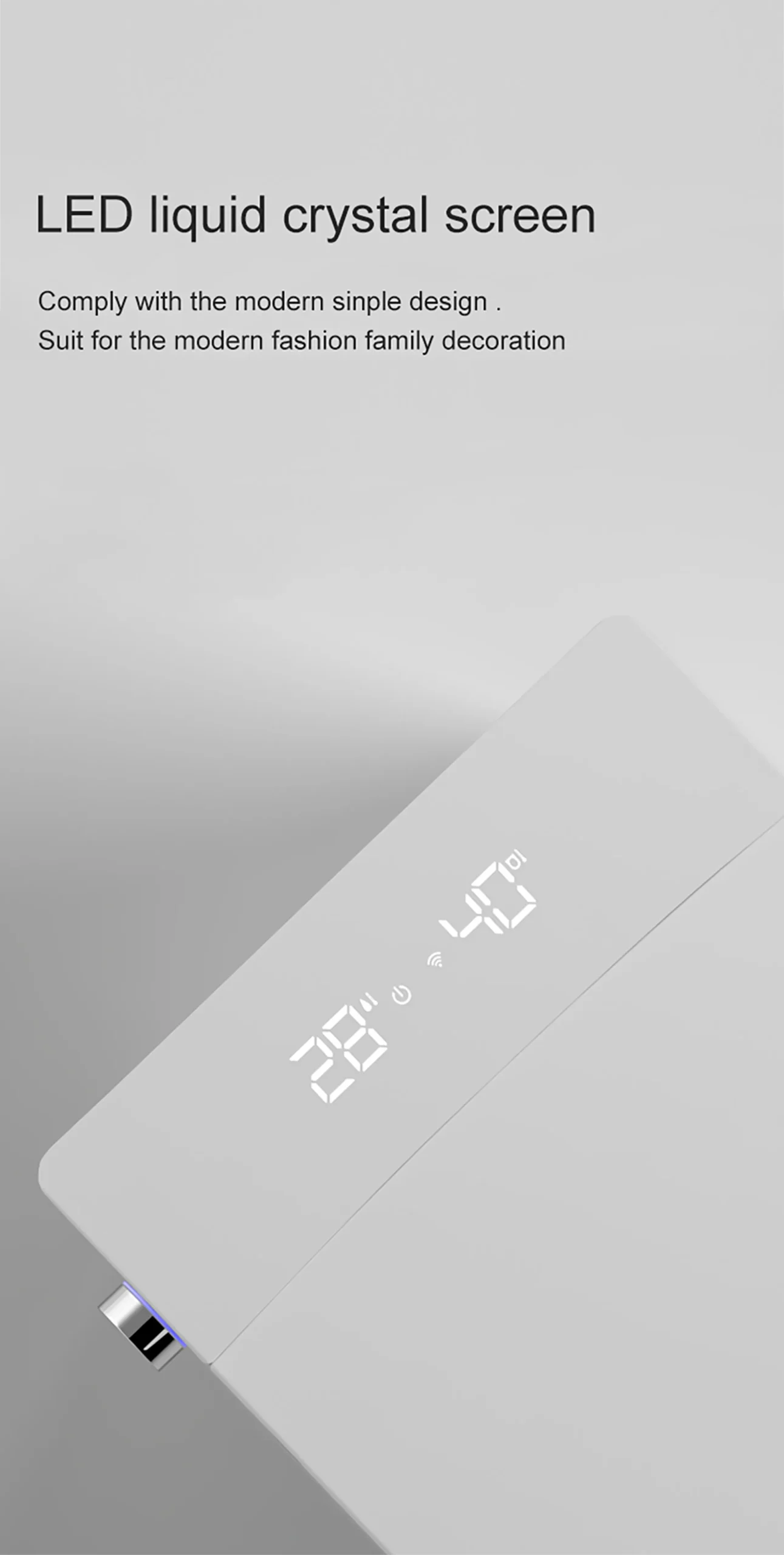 bathroom smart toilet with LED liquid crystal screen for resort