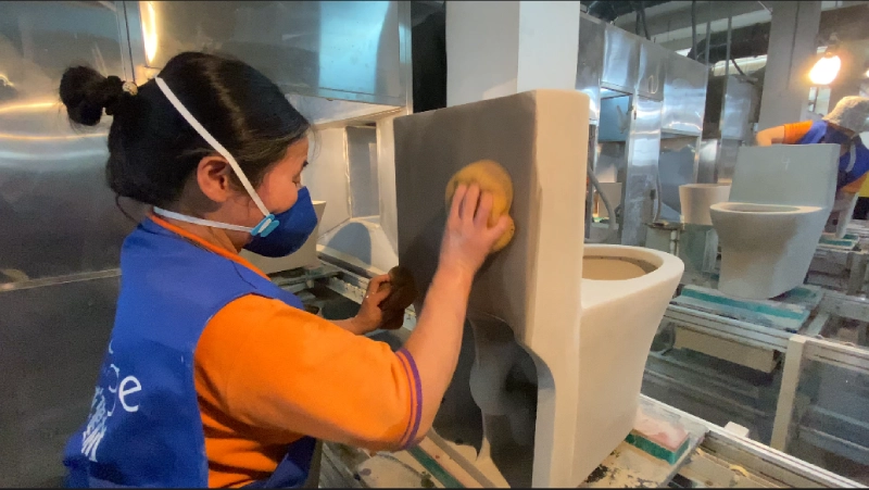 sanitary ware manufacturing factory for hospital bathroom projects