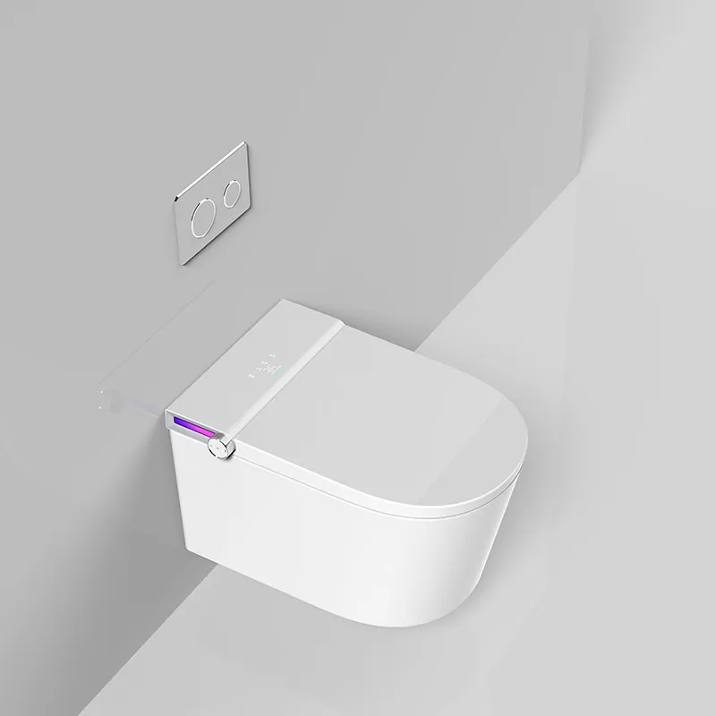 wall-mounted smart toilet with HD screen for hotel wall-mounted smart toilet with HD screen for hotel