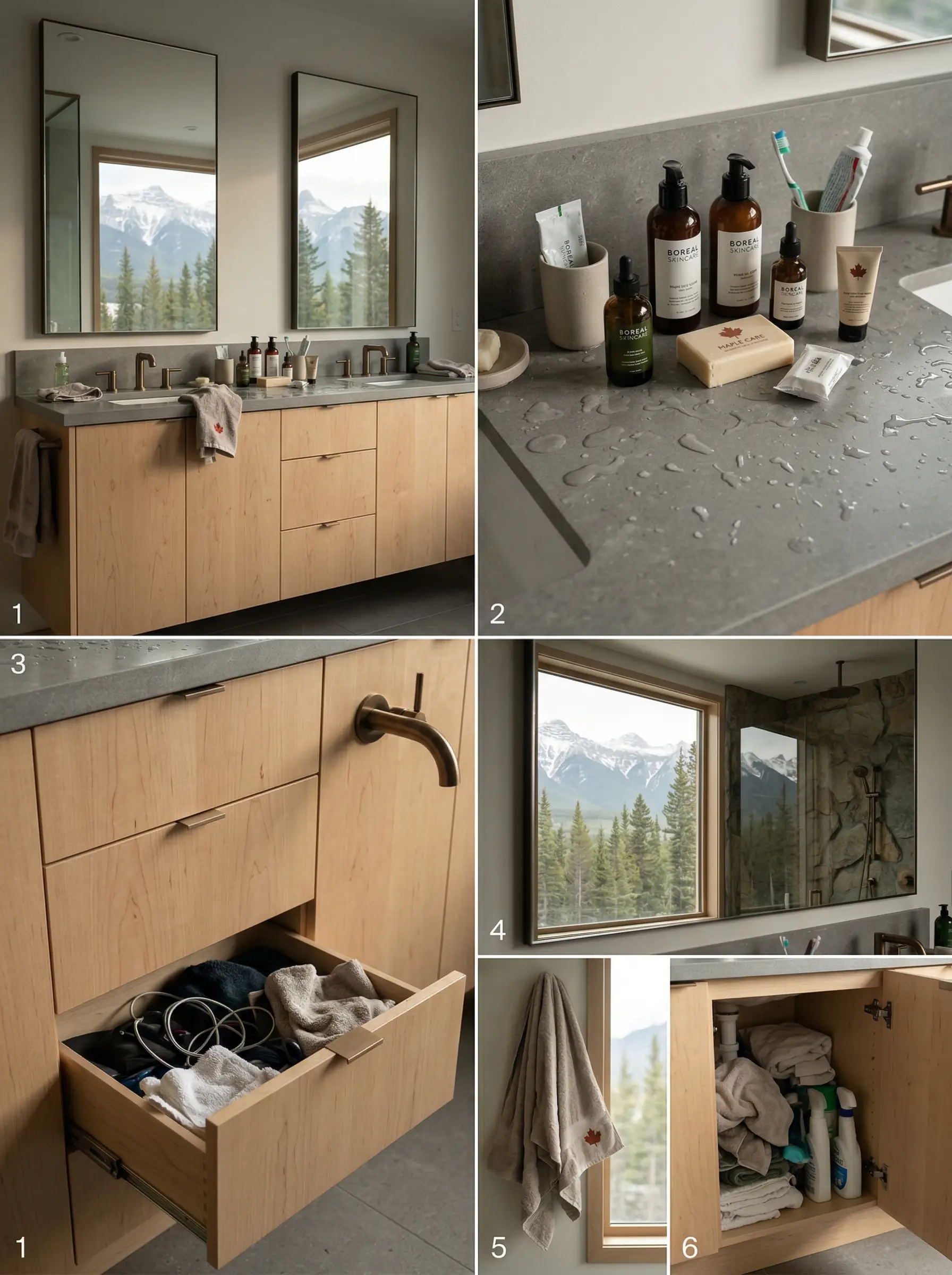 Canada Hotel Modern Bathroom Vanity