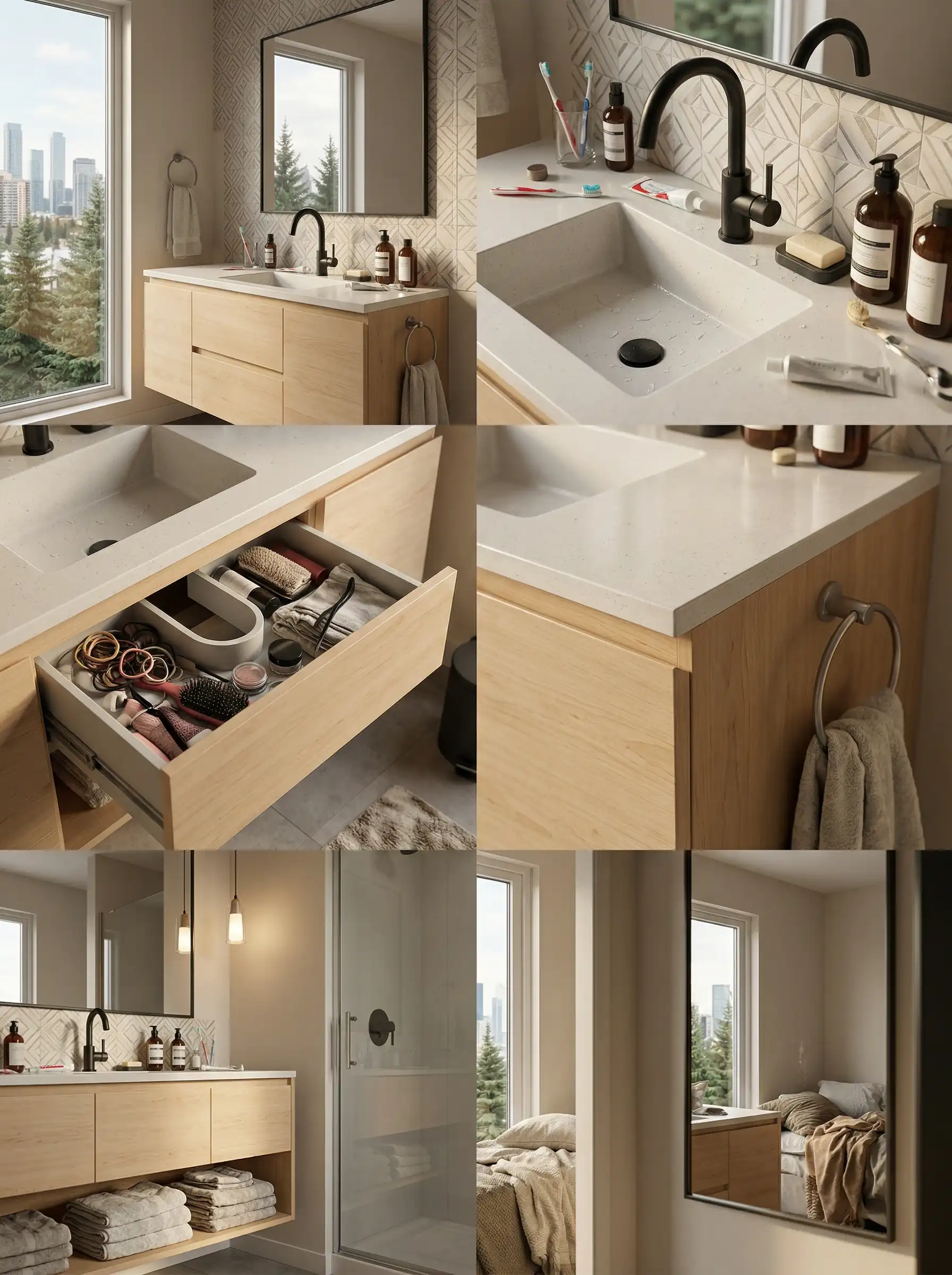 Canada Modern Bathroom Vanity Apartment