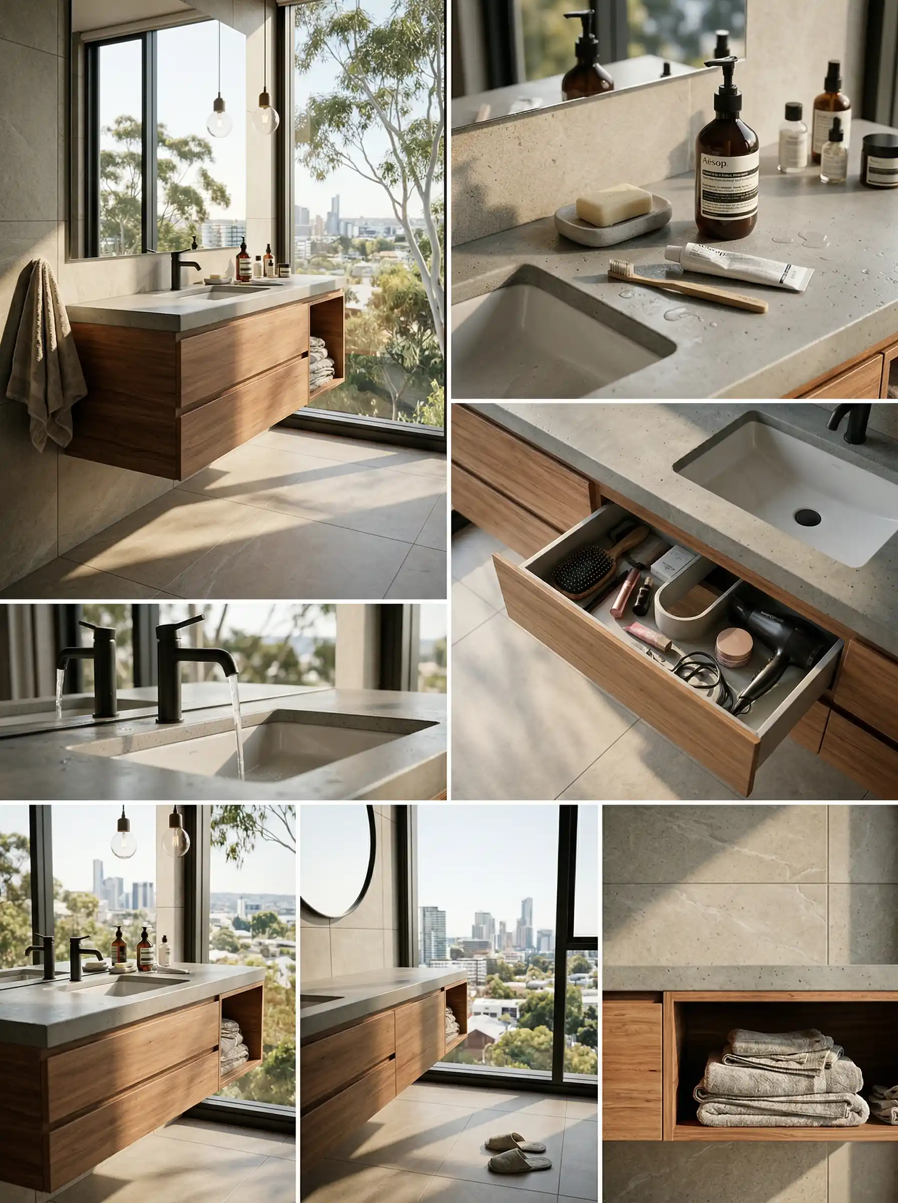 Australia Modern Bathroom Vanity Apartment