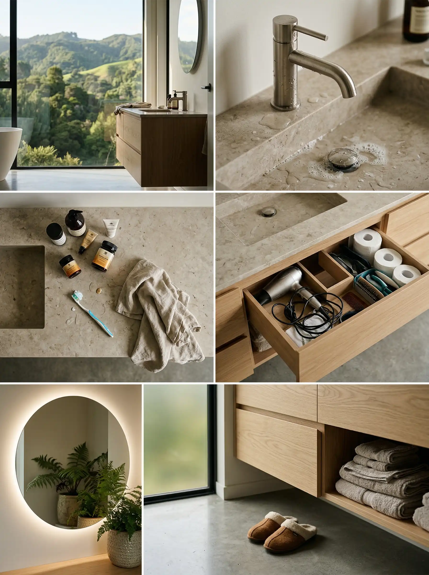 New Zealand Modern Bathroom Vanity Apartment