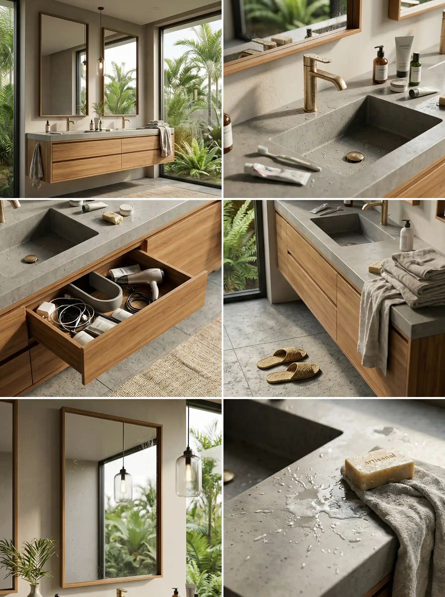 Bali Resort Modern Bathroom Vanity Project