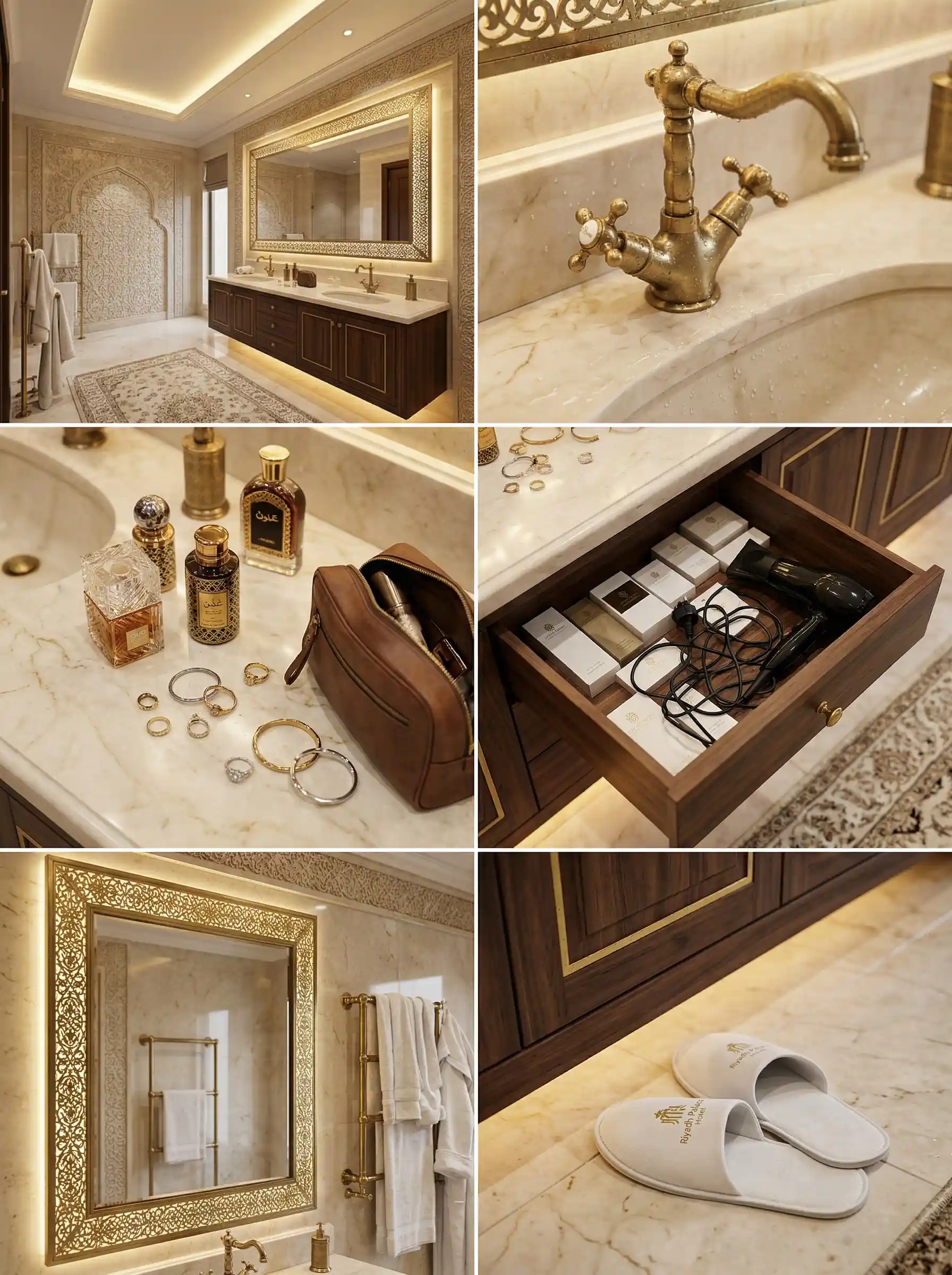 Riyadh Palace Hotel - High-End Double Vanity Project