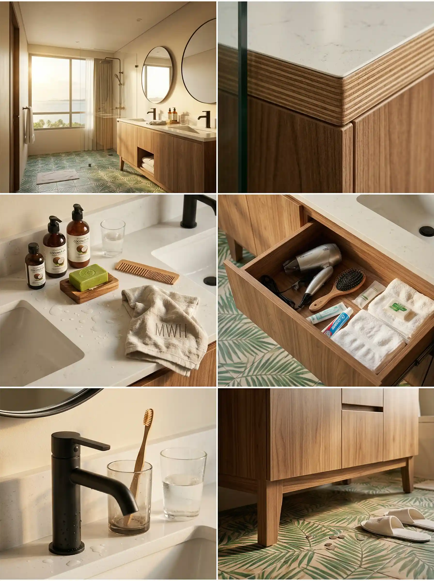 Manila Waterfront Hotel - Water-Resistant Plywood Vanities