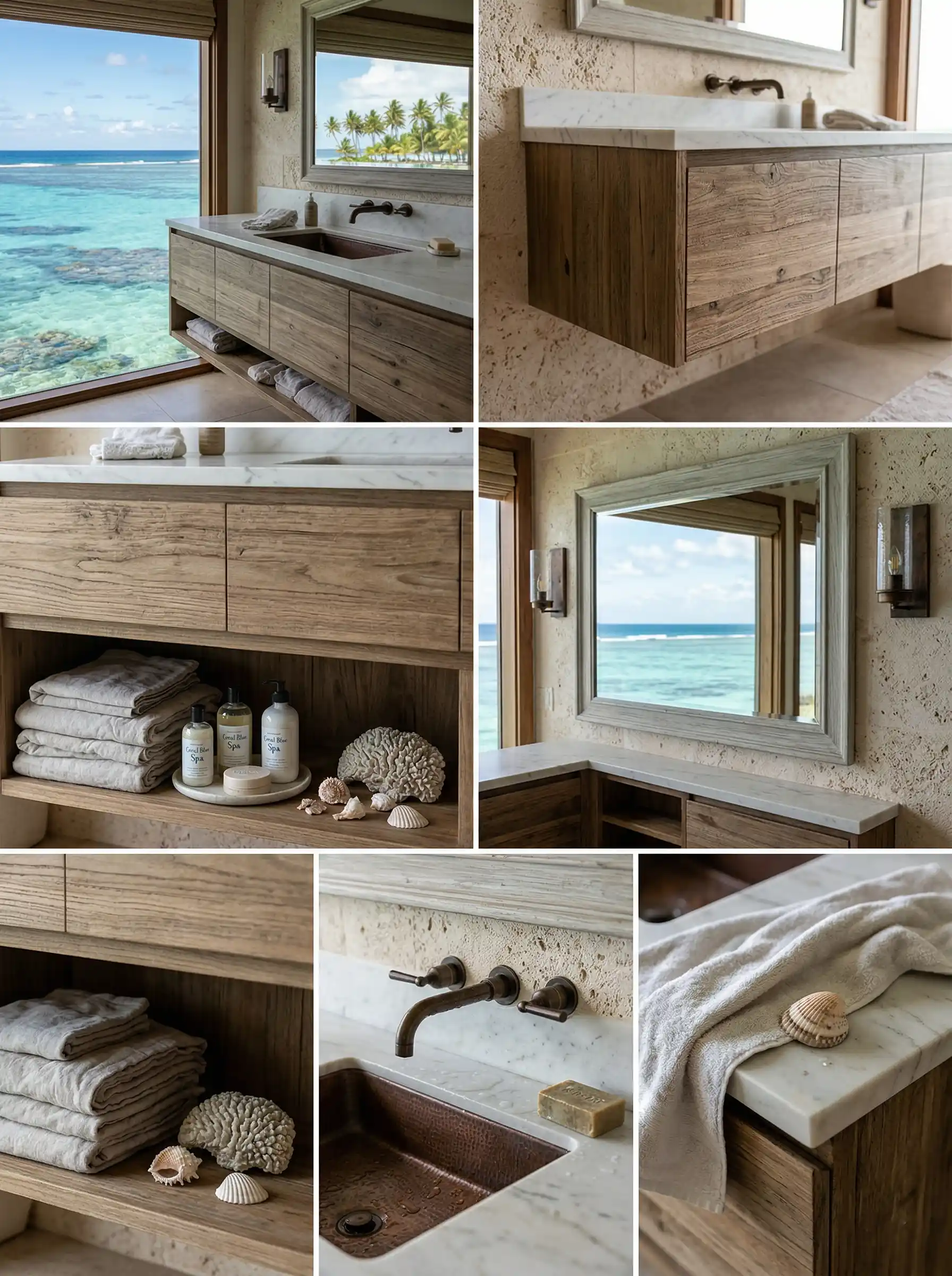 Coral Blue Resort - Floating American Vanity Design