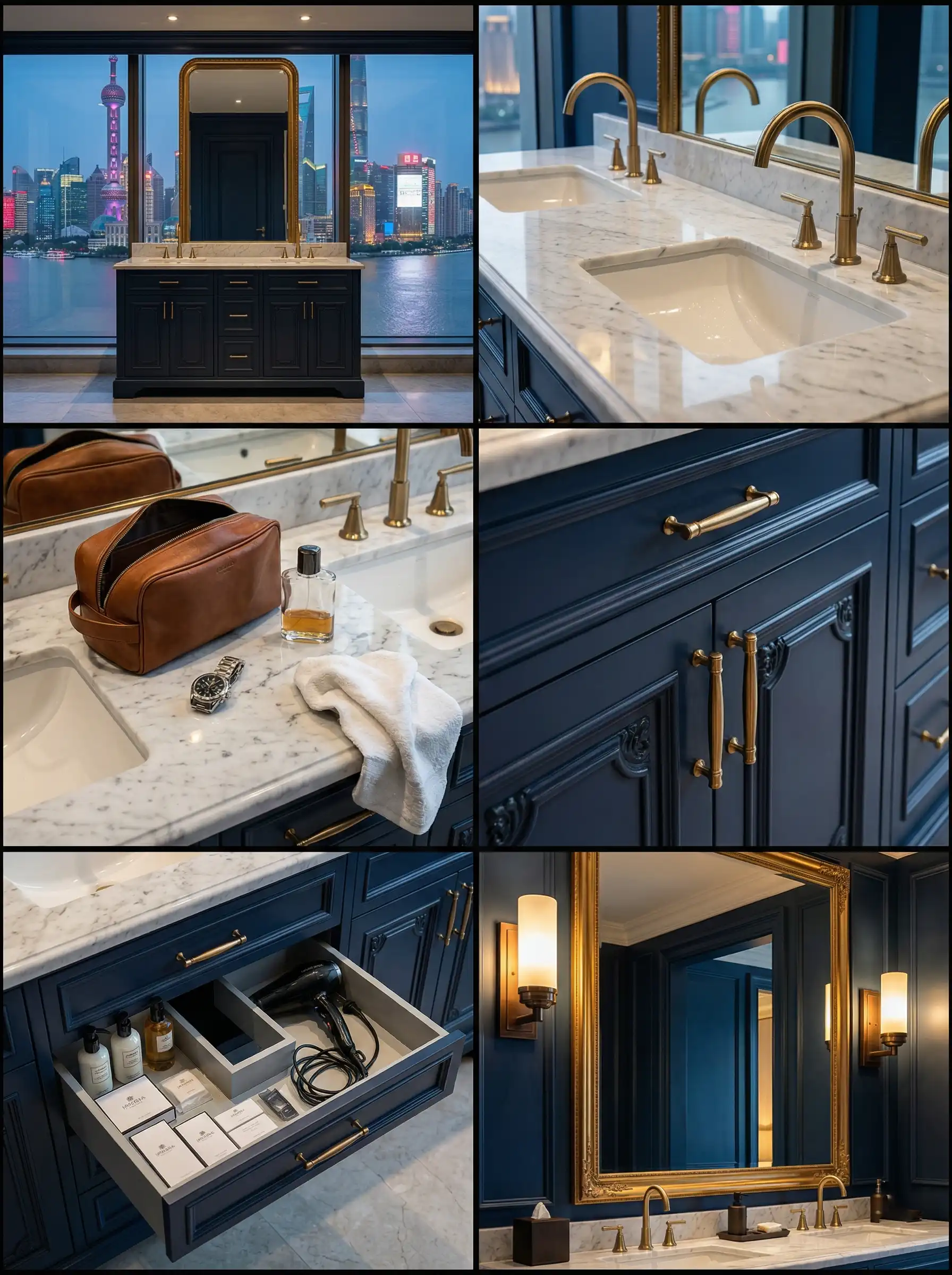 Luxury Spa & Villa - Double Basin Vanity Systems