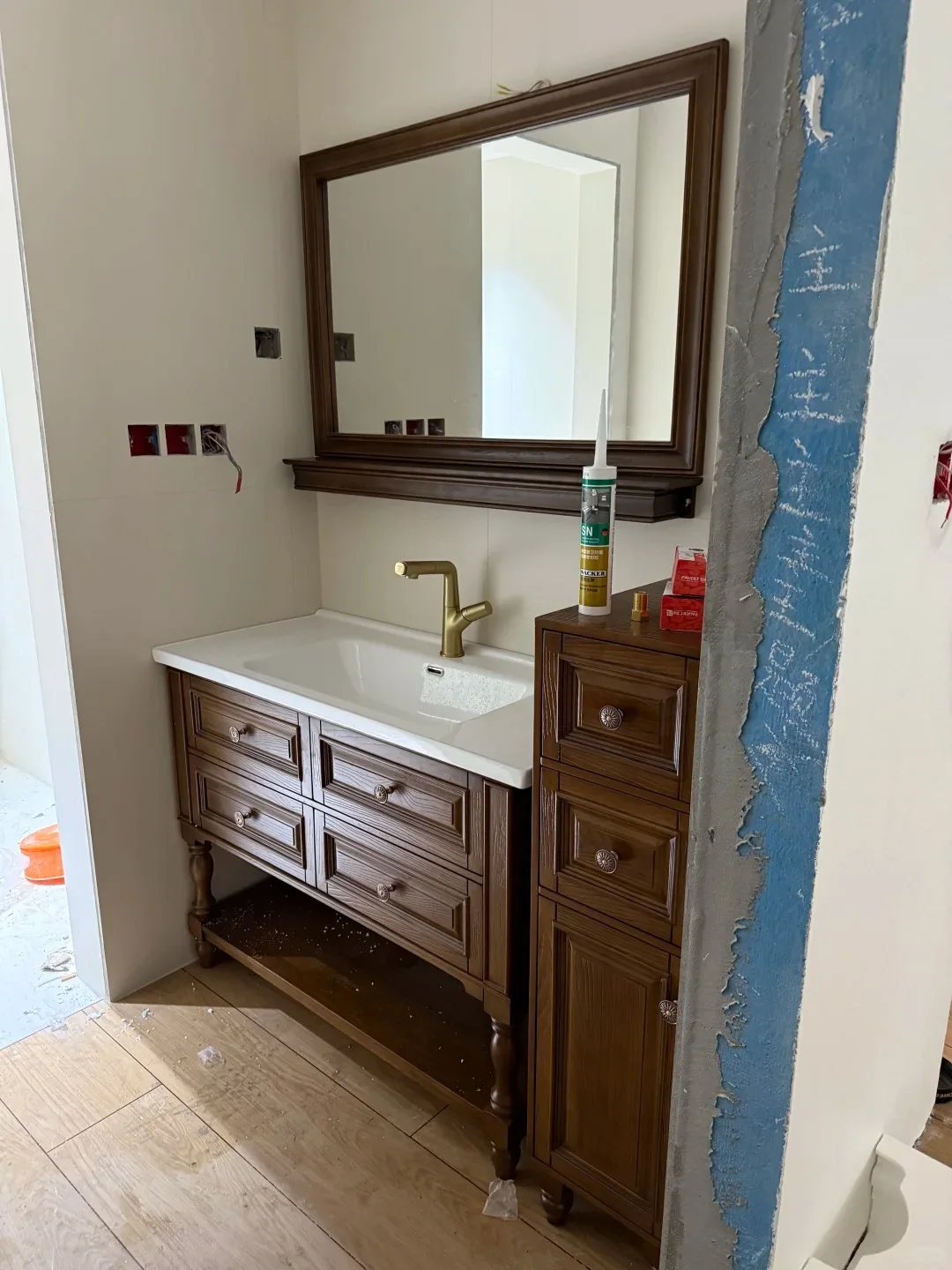 B2B American bathroom vanity project portfolio showcase