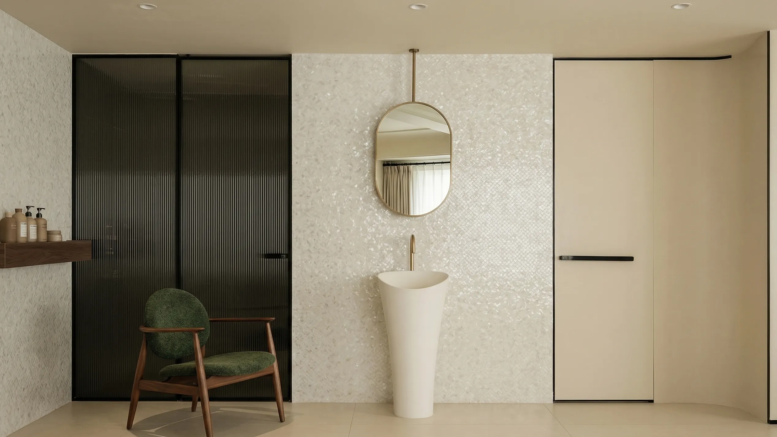 Premium luxury pedestal sink manufactured for hotels