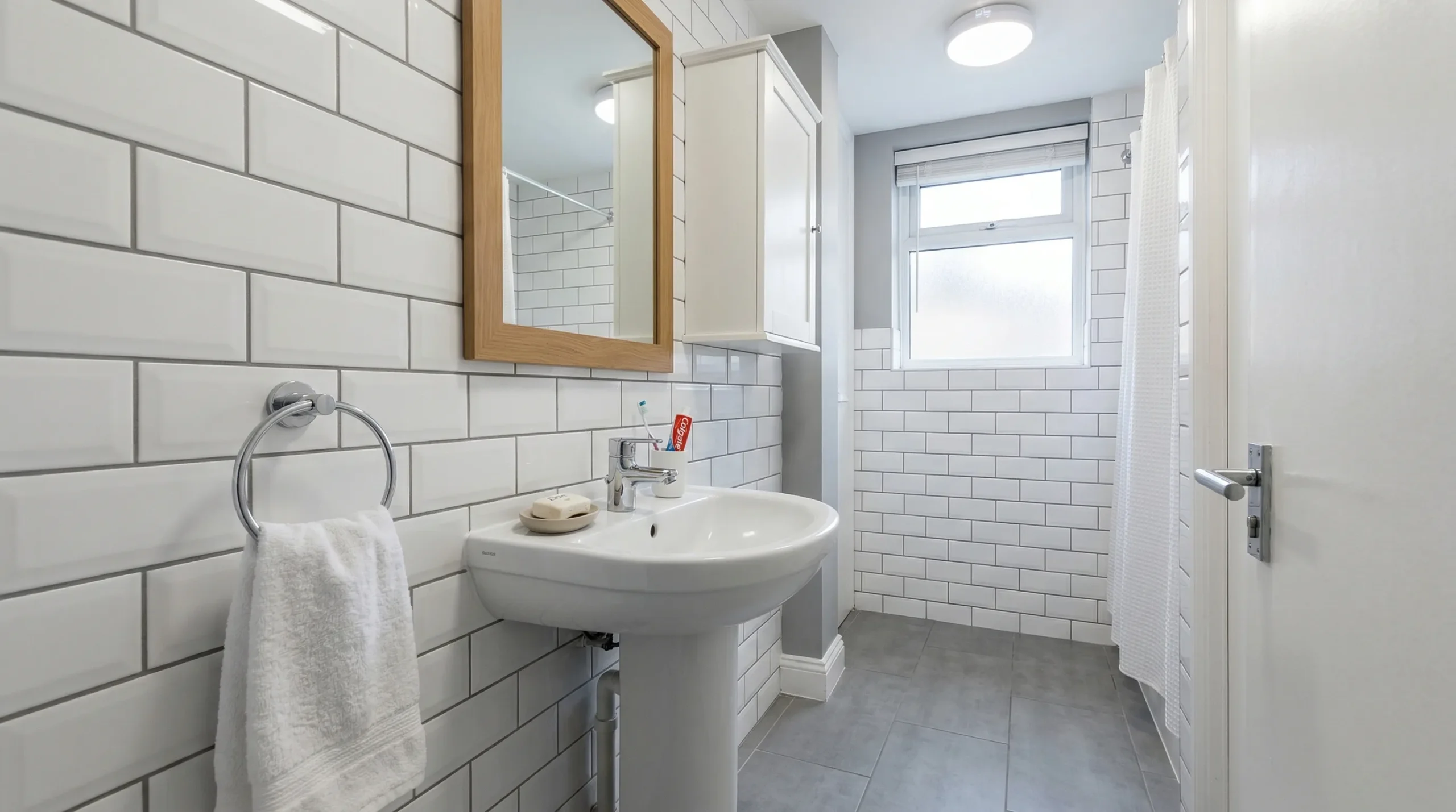 George economy pedestal sink tailored for apartment complex developments