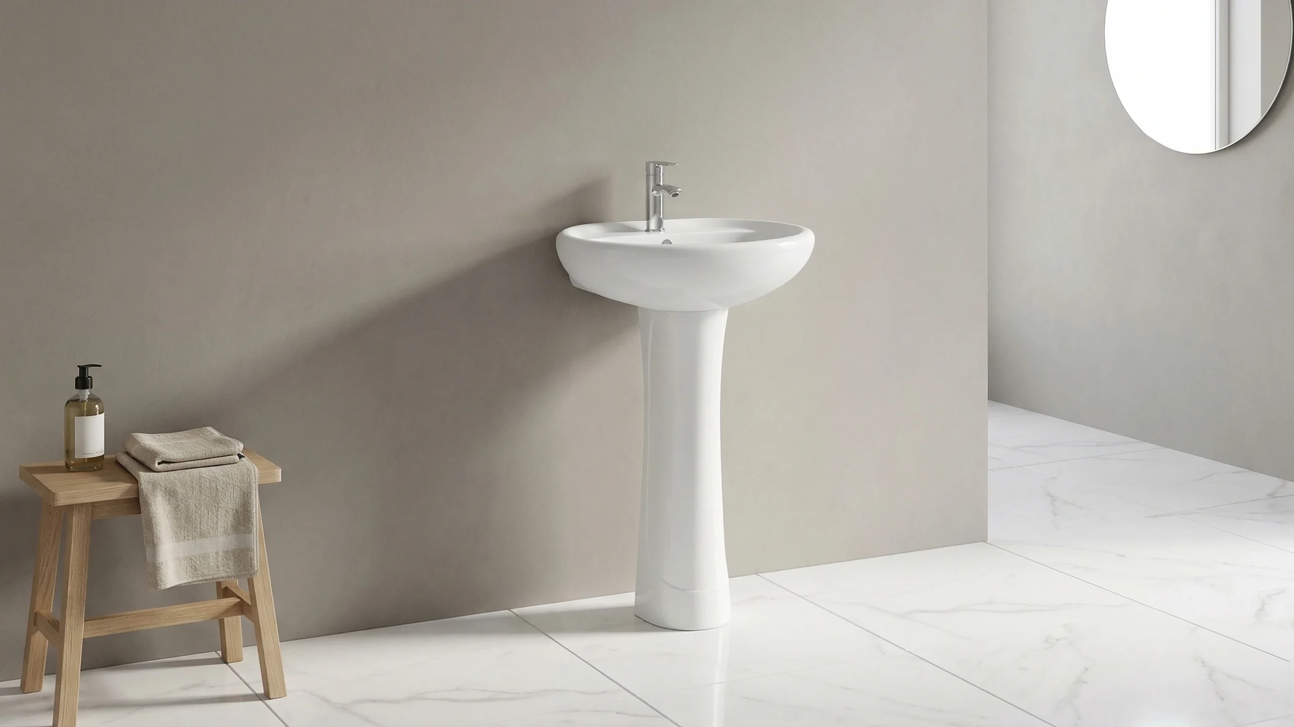 George apartment ceramic pedestal sink supplier offering cost-effective solutions