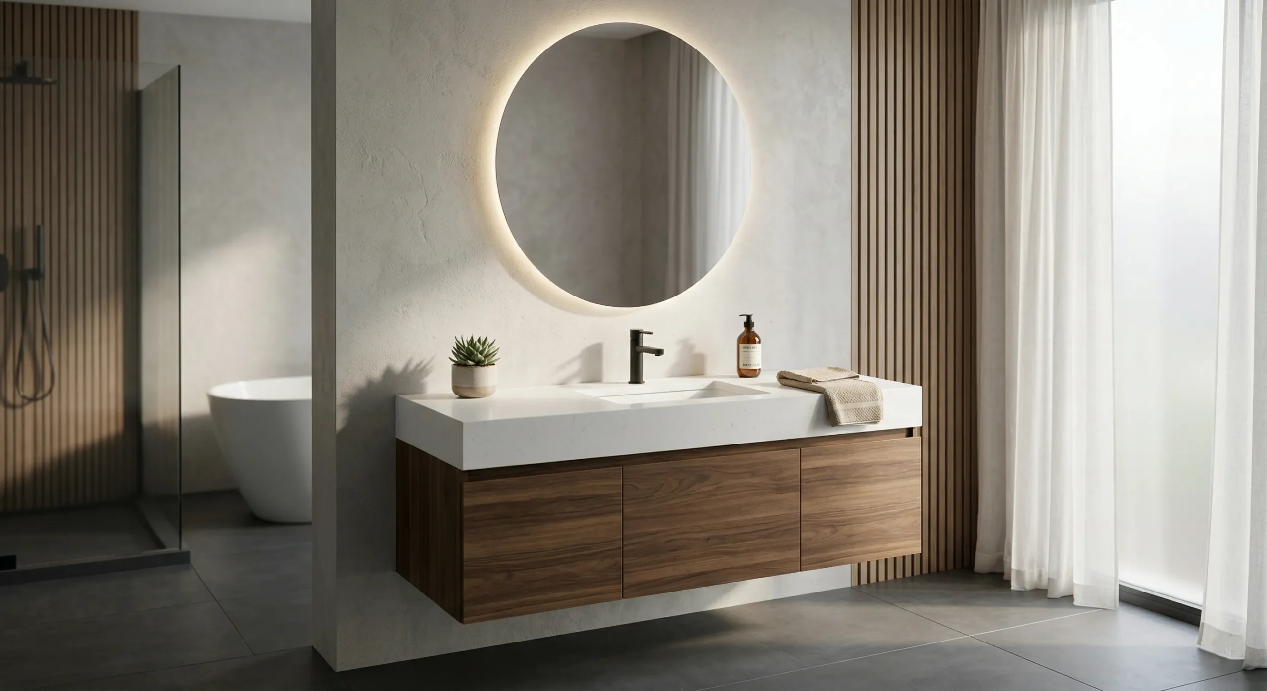Minimalist Contemporary Vanity Aesthetics Protecting Real Estate ROI