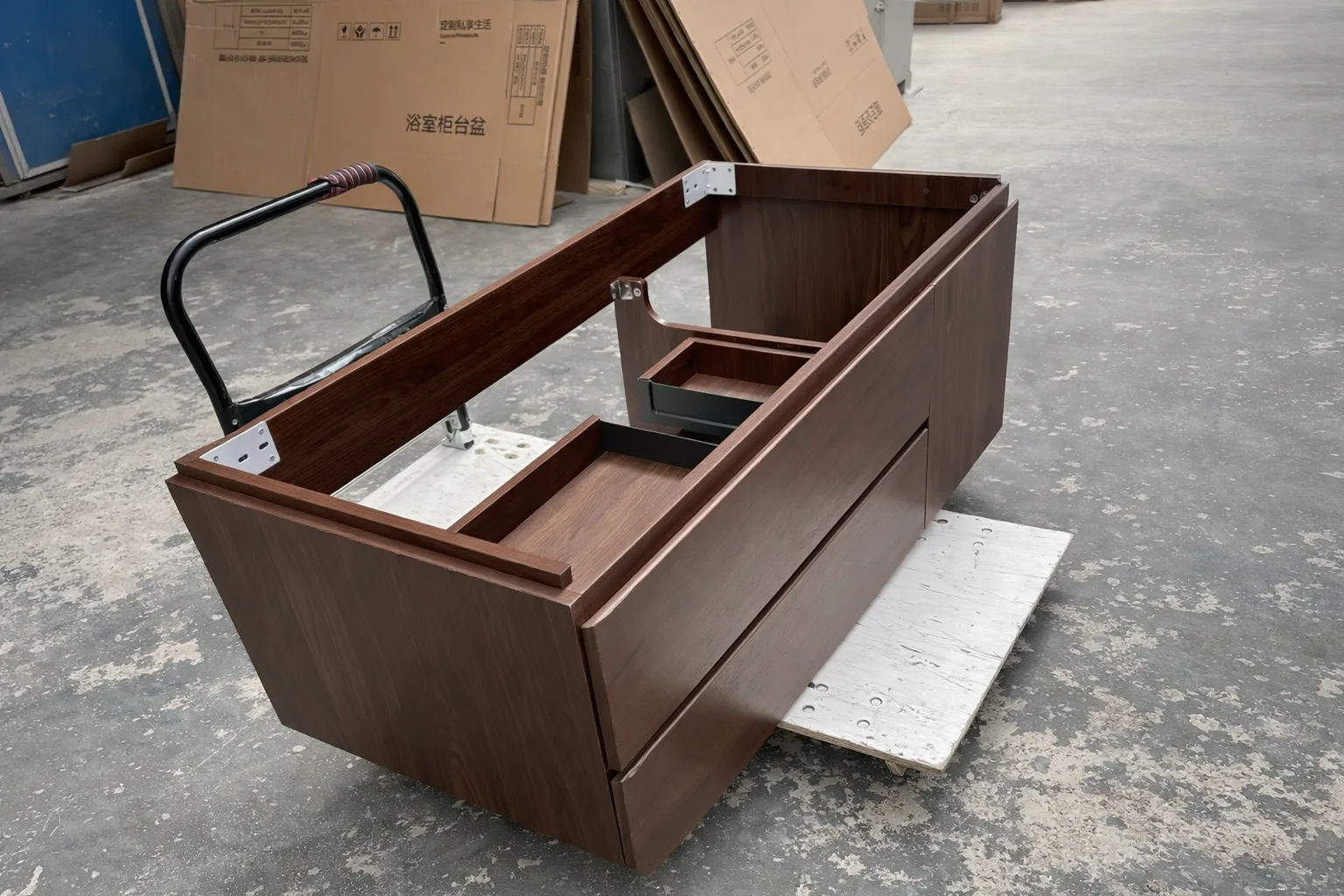 Streamlined Modular Vanity Installation for Rapid On-Site Assembly