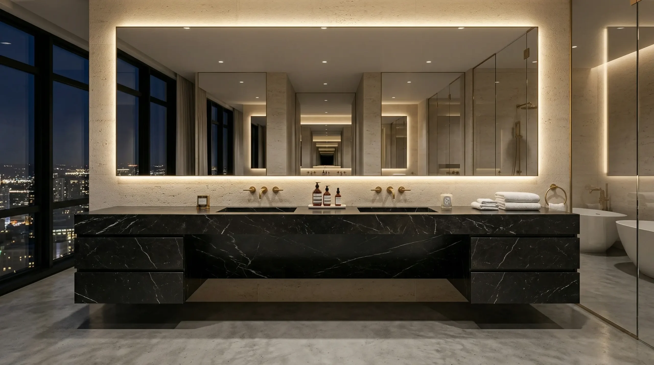 ADA compliant bathroom vanity custom sizing for commercial projects