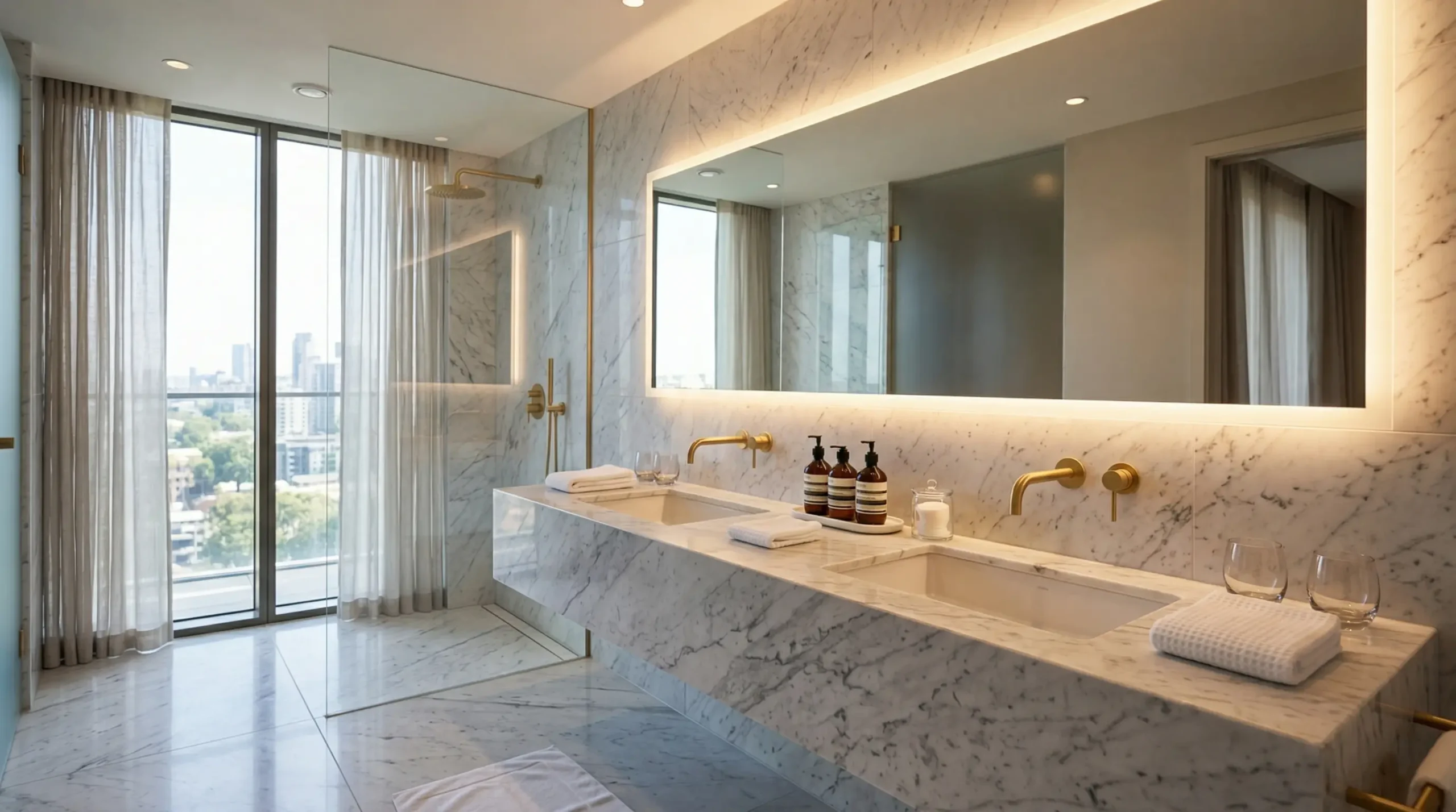 Hotel Bathroom Vanity Cabinet Manufactured by George