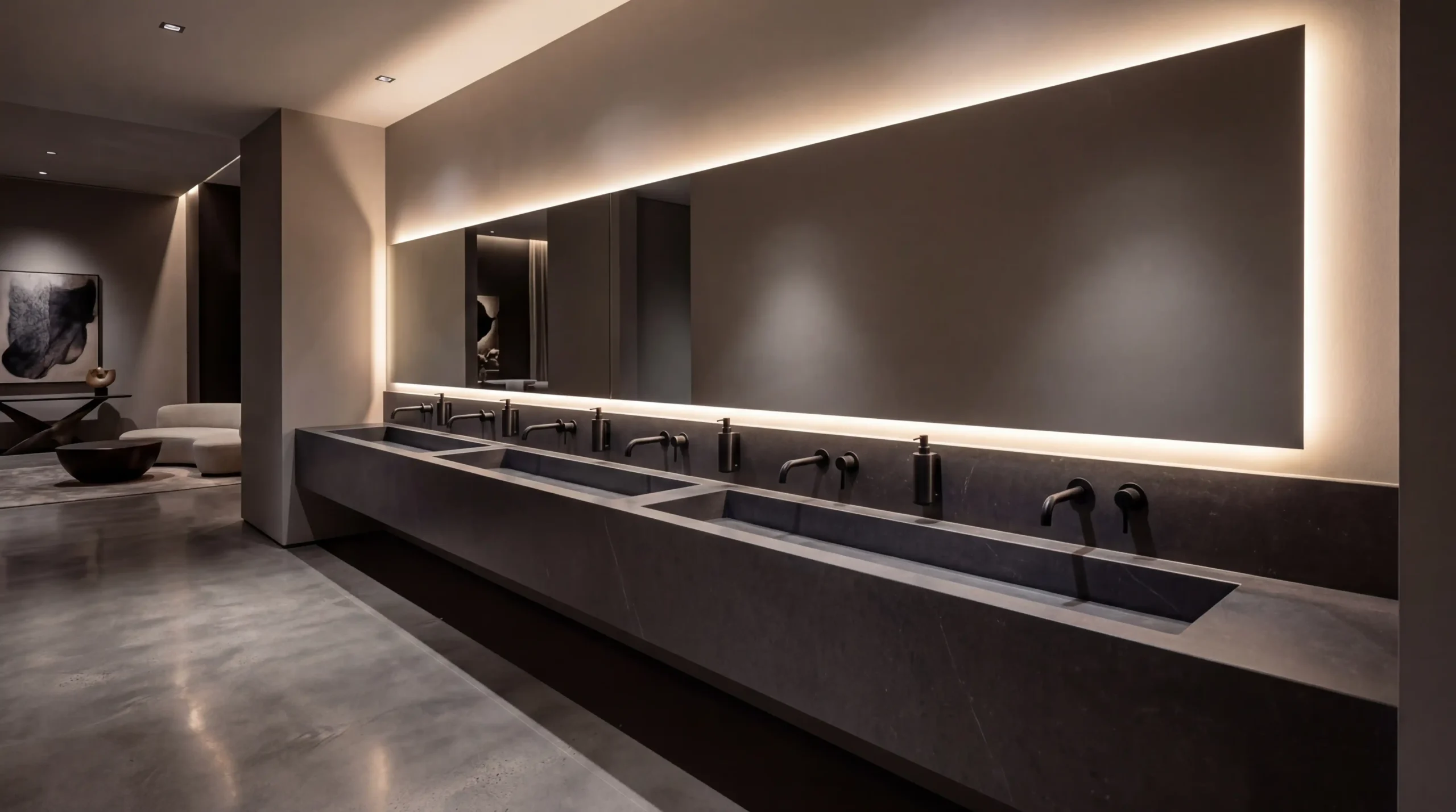 Custom Commercial Bathroom Vanity Units