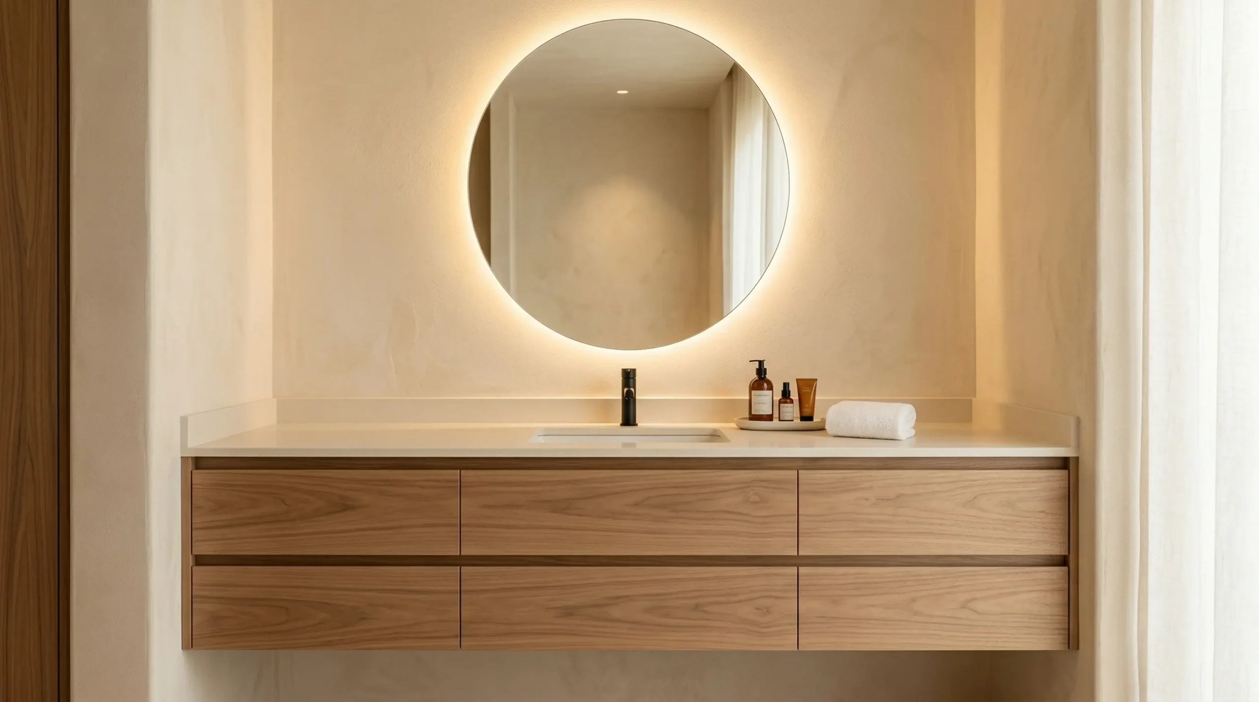 Standard Hotel Bathroom Vanity tailored for commercial guestrooms and hospitality projects