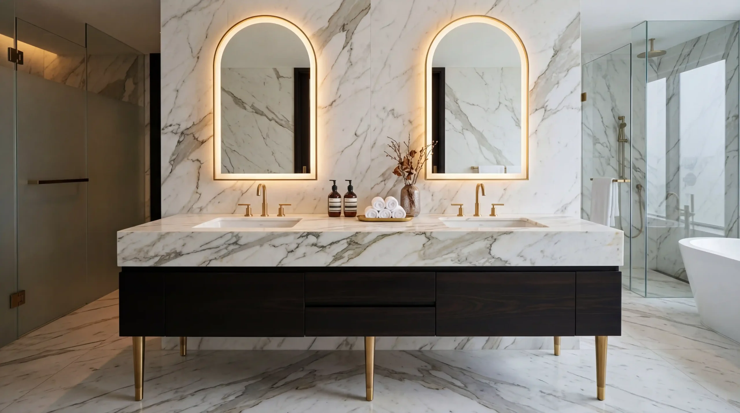Commercial Grade Bathroom Vanity engineered for high traffic