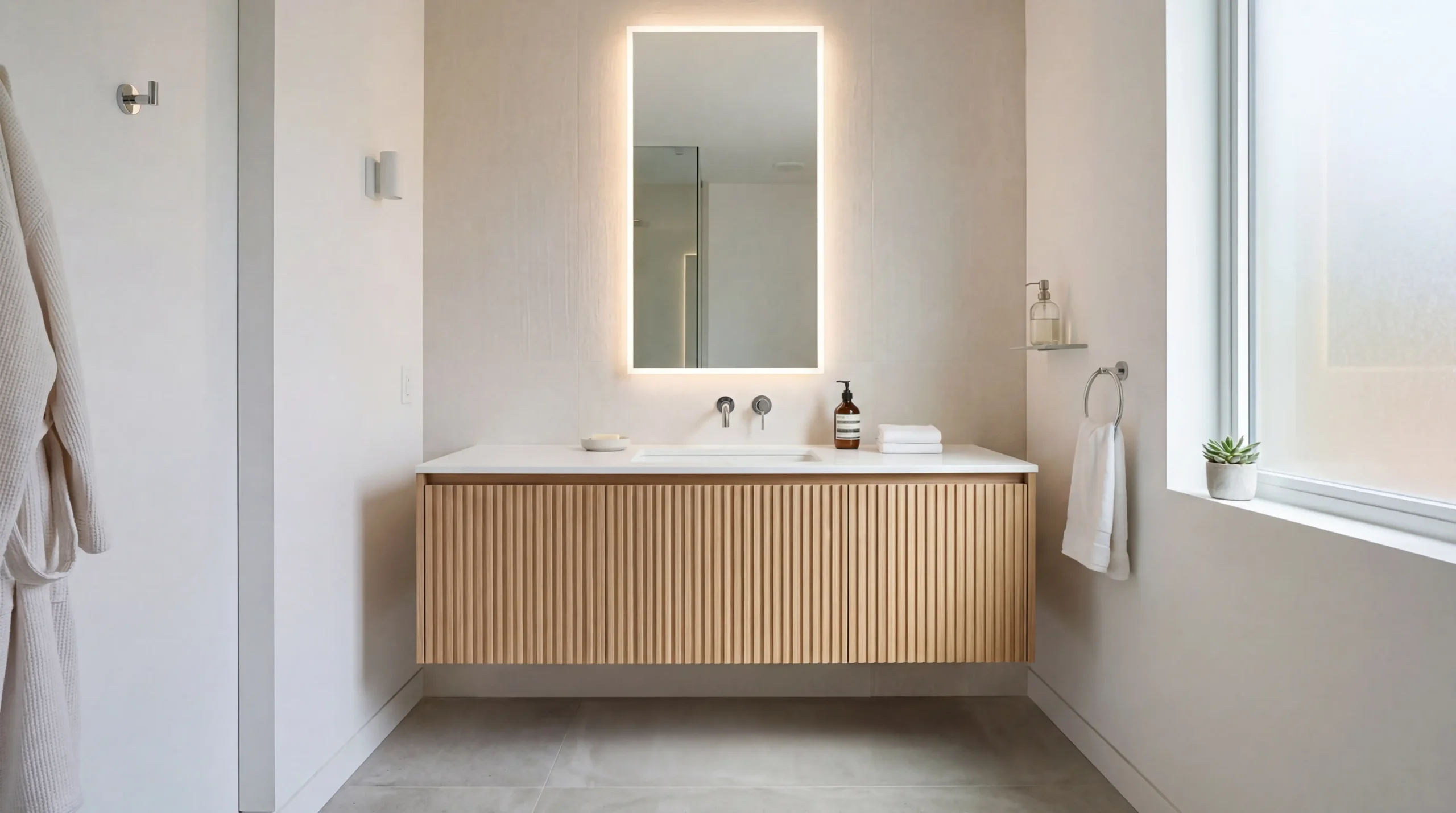 George Luxury Freestanding Bathroom Vanity for high-end resorts