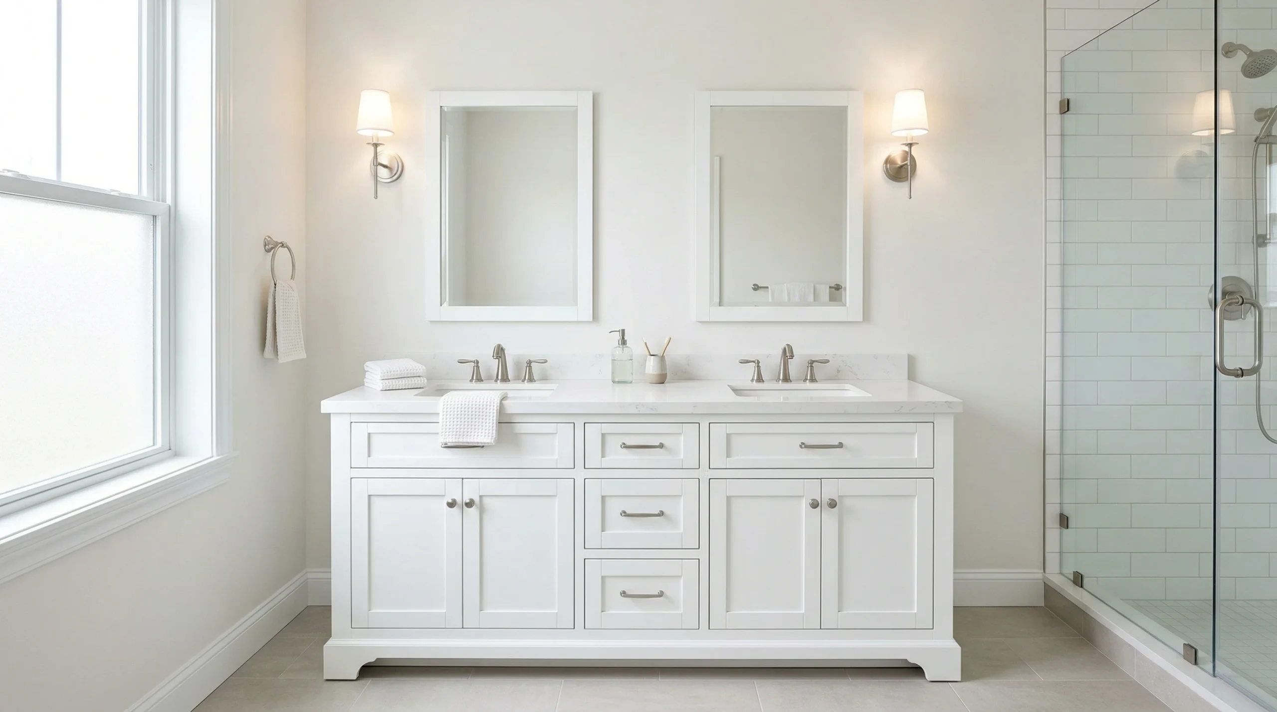 30 Inch Single Sink Multi-Family American Bathroom Vanity for Studios