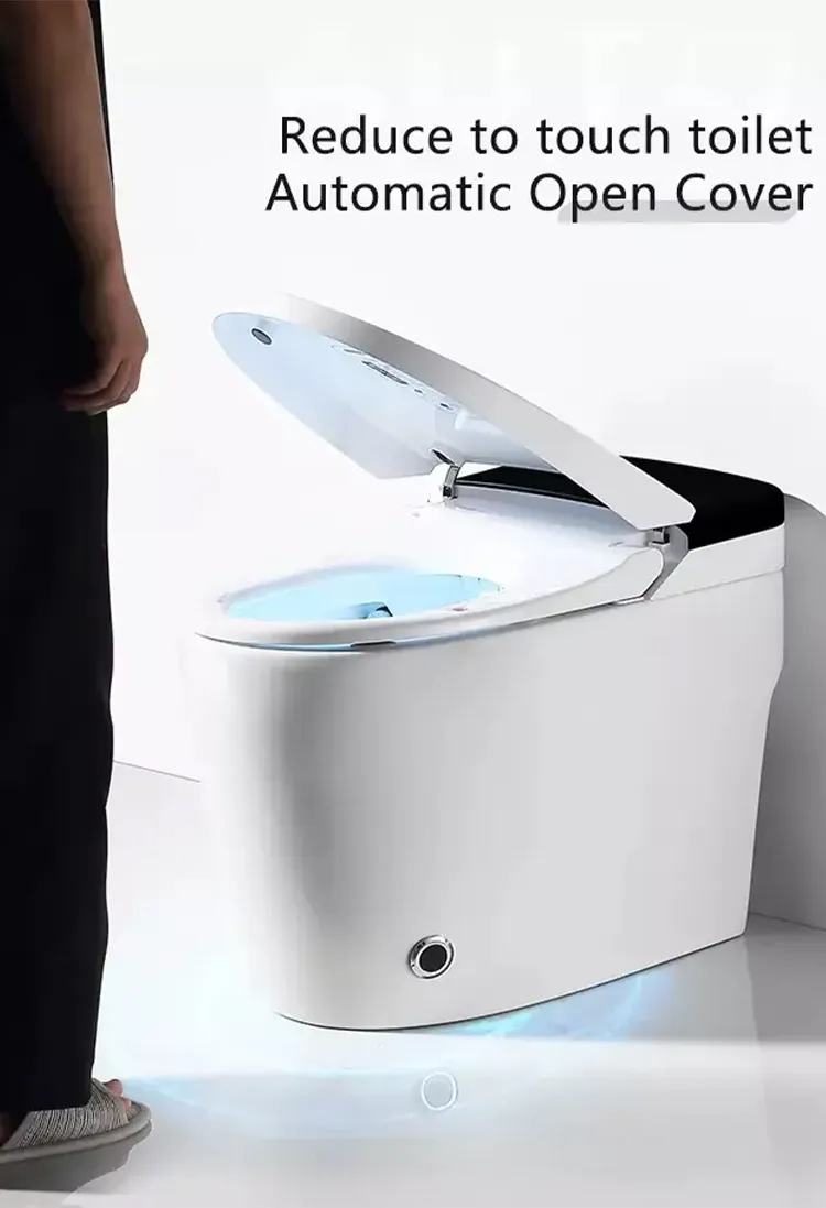 W6 Integrated Bathroom Smart Toilet with Automatic Open Cover for Elegant Hotel