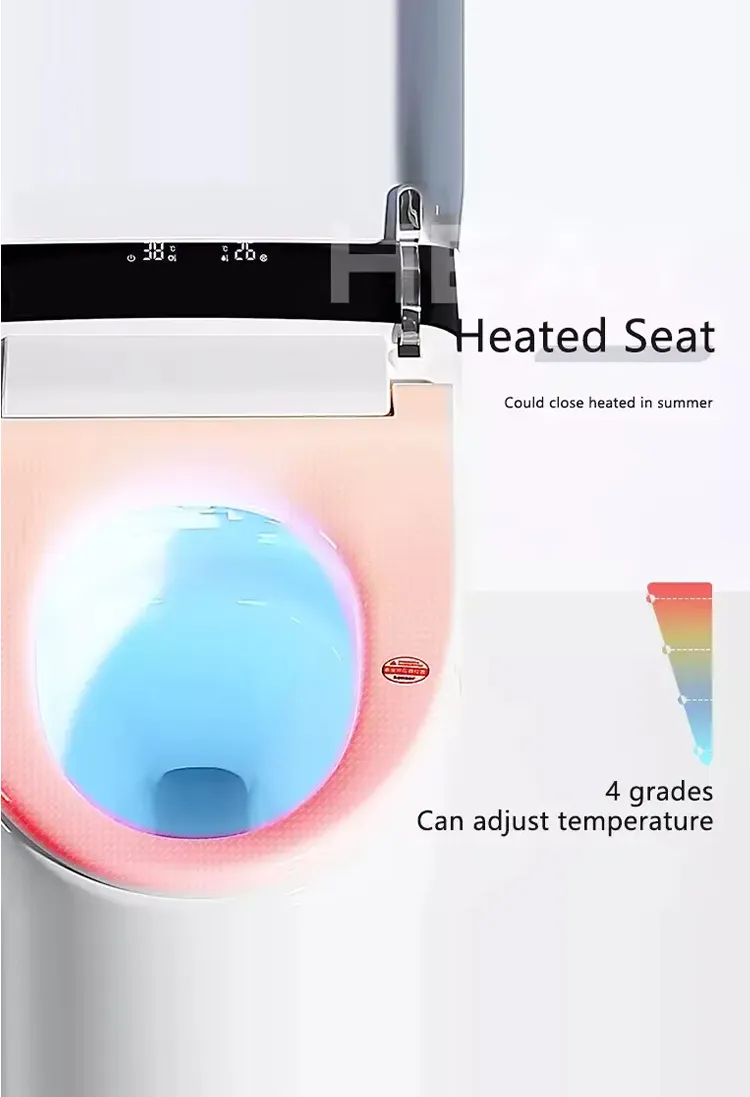 W6 Integrated Bathroom Smart Toilet with Heated Seat for Elegant Hotel