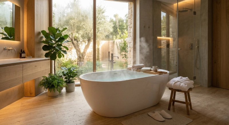 Thermal acrylic bathtub