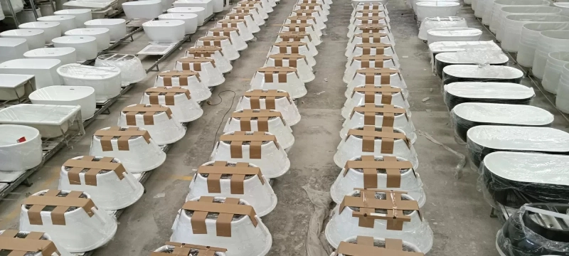 acrylic bathtub quality inspection