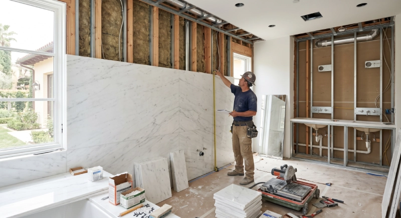 ada grab bar installation conflict in luxury bathroom project