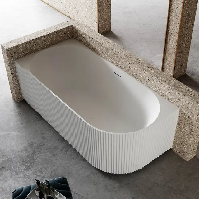 Back to Wall Acrylic Bathtub by George Group
