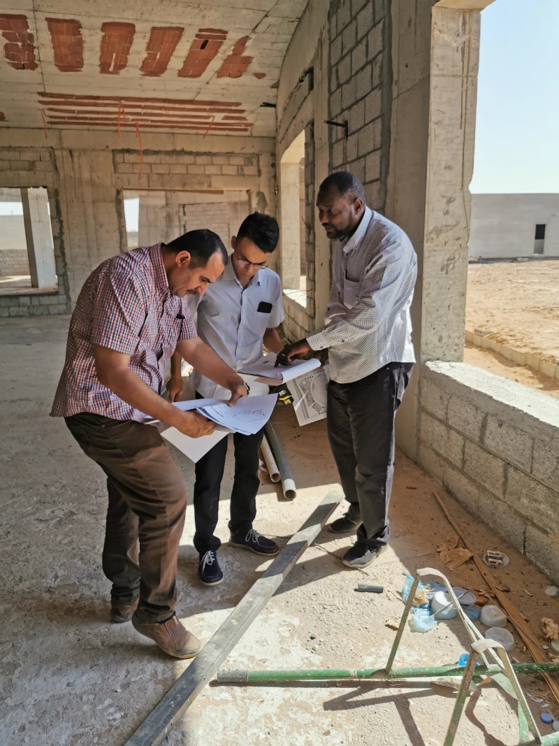 bathroom installation delivery project site