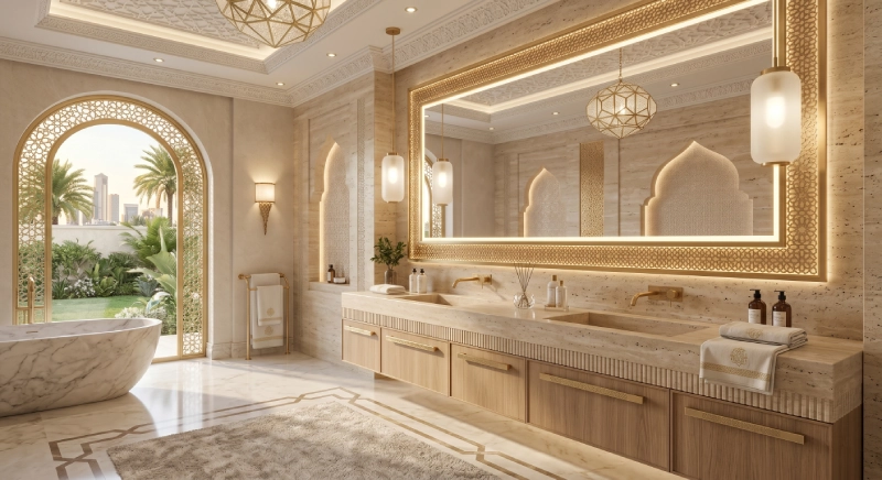 custom bathroom vanity luxury villa