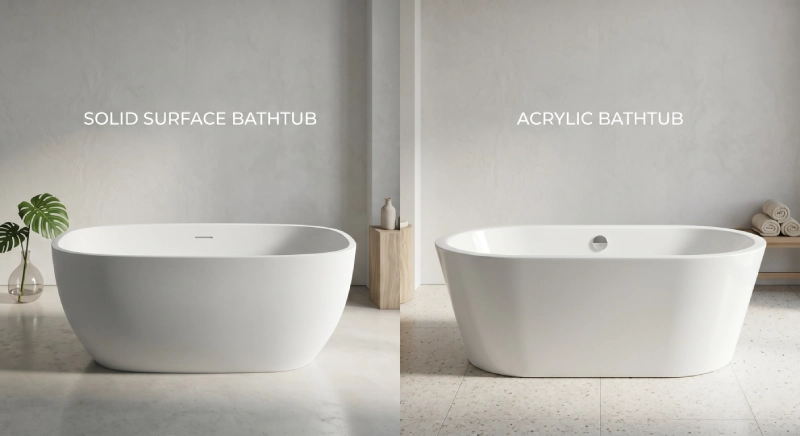 bathtub material comparison stone resin vs acrylic villa projects