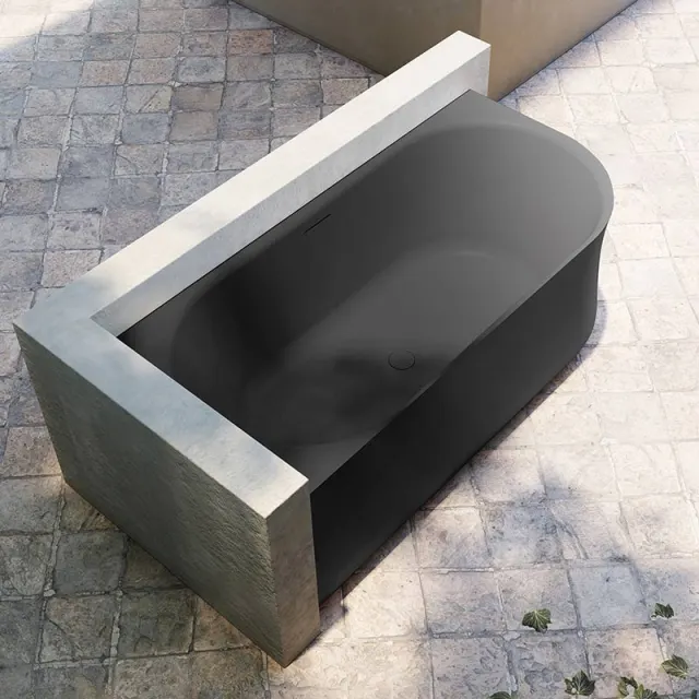 Back to Wall Acrylic Bathtub by George Group