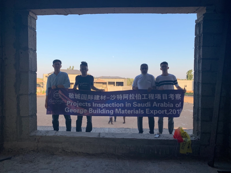 George Group team with Qatar villa project client