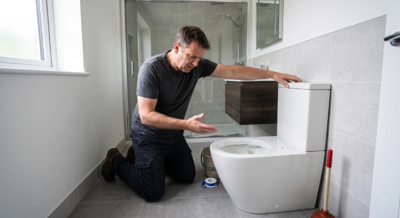 dual flush toilet low water pressure problem