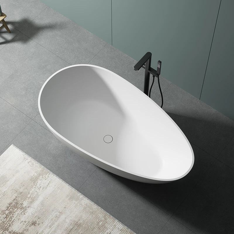 egg shaped bathtub