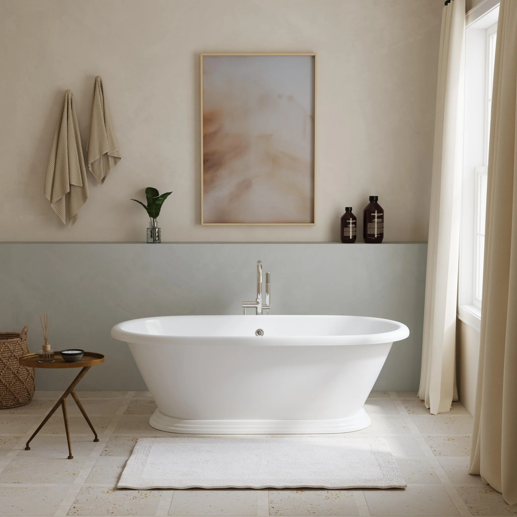 modern cast iron bathtub freestanding