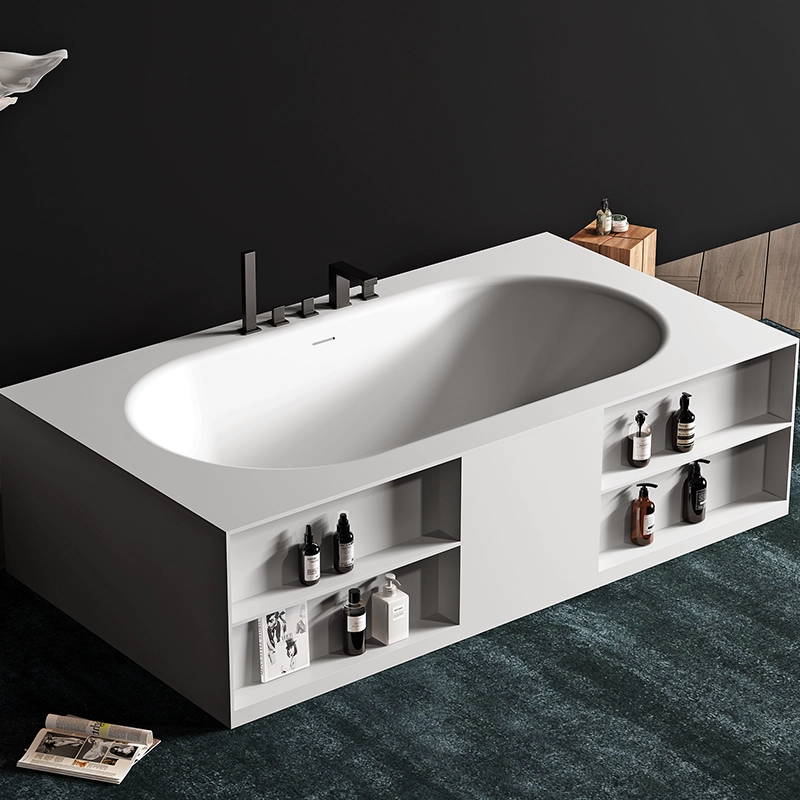 rectangular bathtub