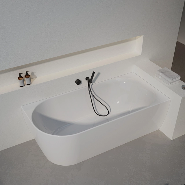 Back to Wall Acrylic Bathtub by George Group