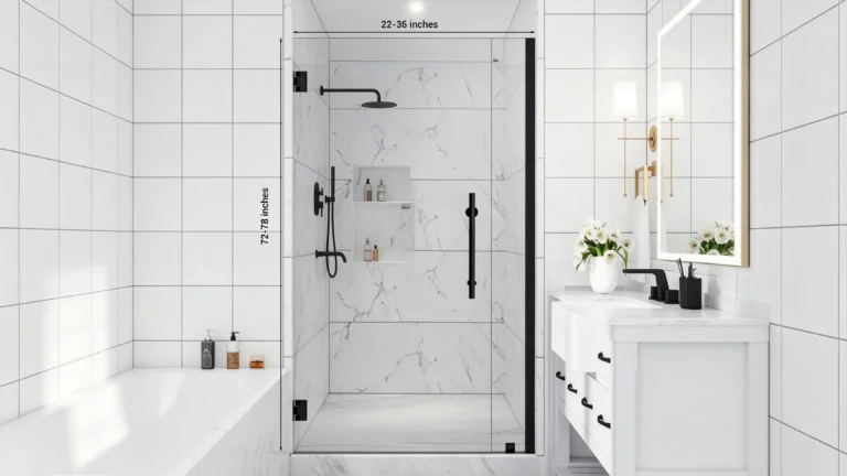 Are Standard Shower Door Sizes Right for Your Project?