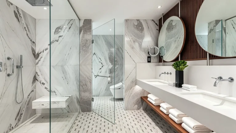What Is the Best Commercial Shower Door Height?
