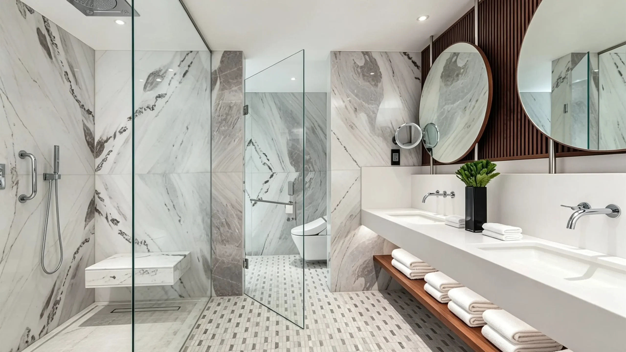 What Is the Best Commercial Shower Door Height?