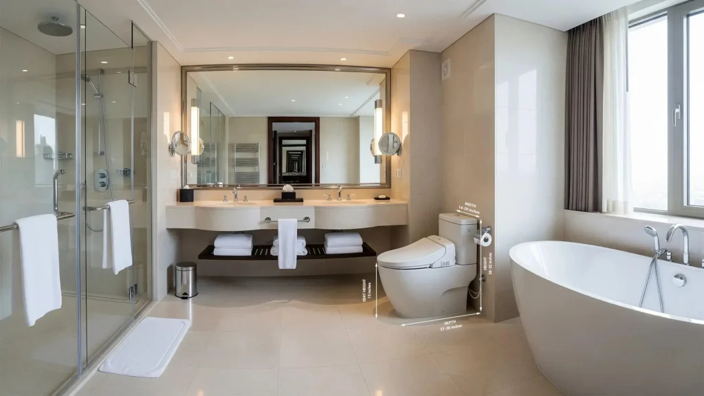 What Are Standard Toilet Dimensions for Commercial Projects?