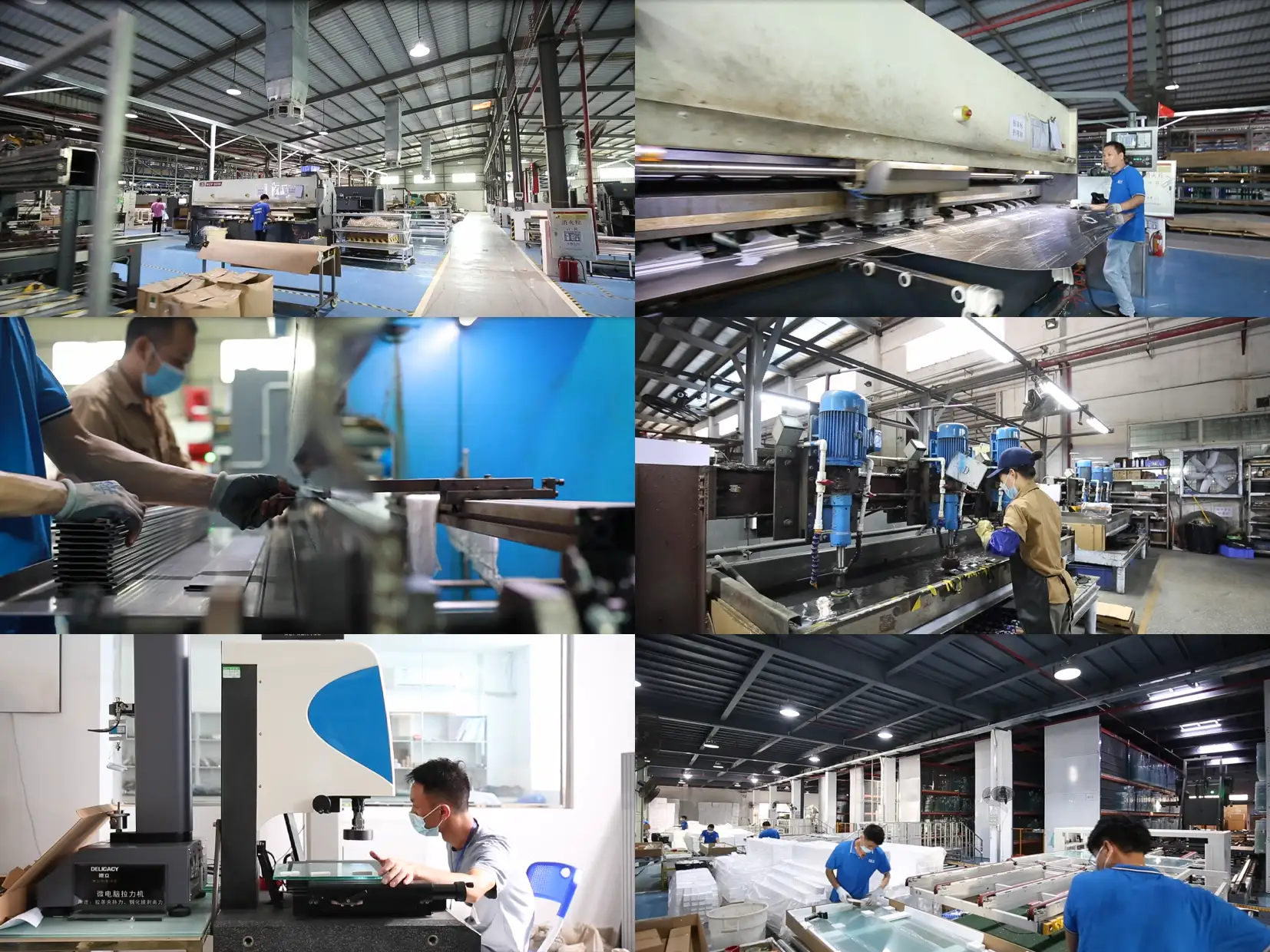 Shower door manufacturing in China with custom glass dimensions and hardware finishes