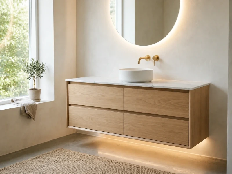 Custom bathroom vanity for hotel hospital and apartment sanitary ware projects