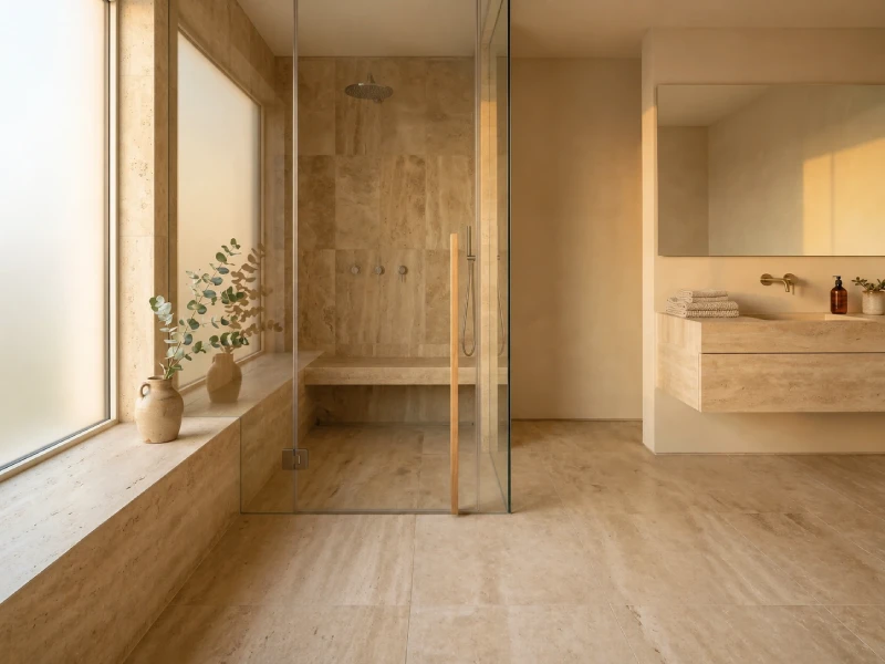 Shower doors and enclosures for hotel resort and apartment bathroom projects